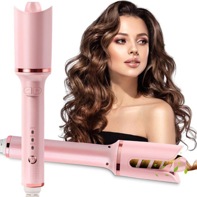 Fer à friser automatique 28mm : l'allié parfait pour des boucles sublimes et durables pour tous types de cheveux