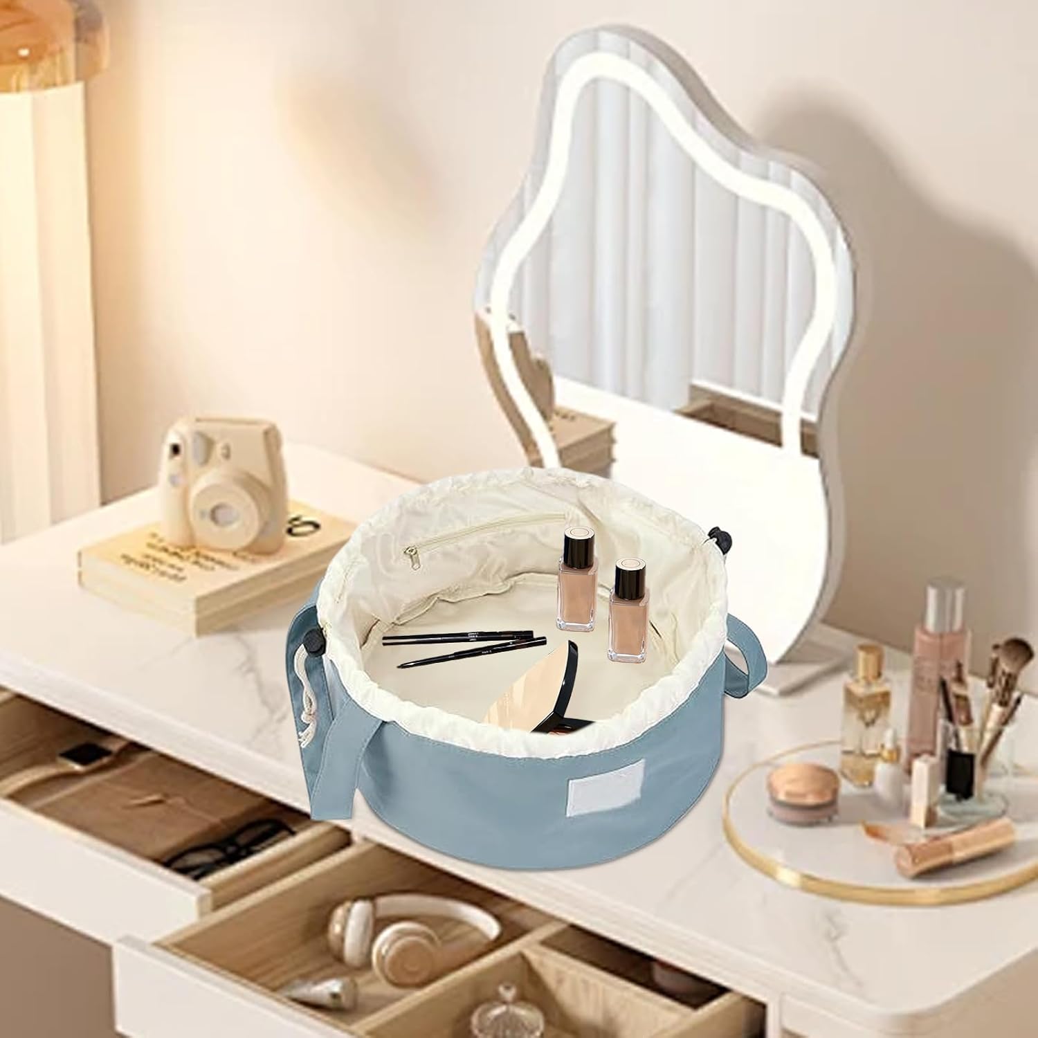 Trousse de maquillage pour les passionnées de beauté : un organiseur cosmétique élégant et pratique pour vos voyages – Image 2
