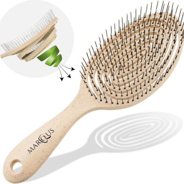 Brosse démêlante innovante pour enfants : un soin doux et naturel pour tous les types de cheveux