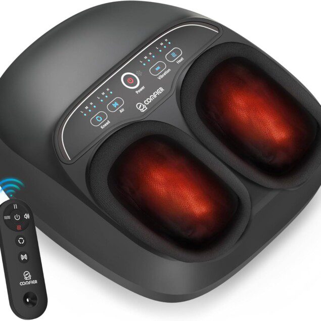 Appareil de massage des pieds pour détente ultime : shiatsu chauffant et confort pour une relaxation parfaite