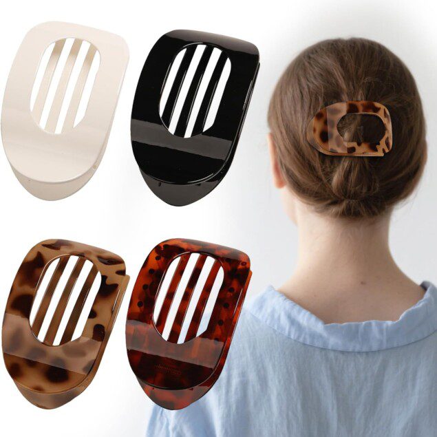 Pinces à cheveux plates pour femmes : élégance et maintien optimal des cheveux épais