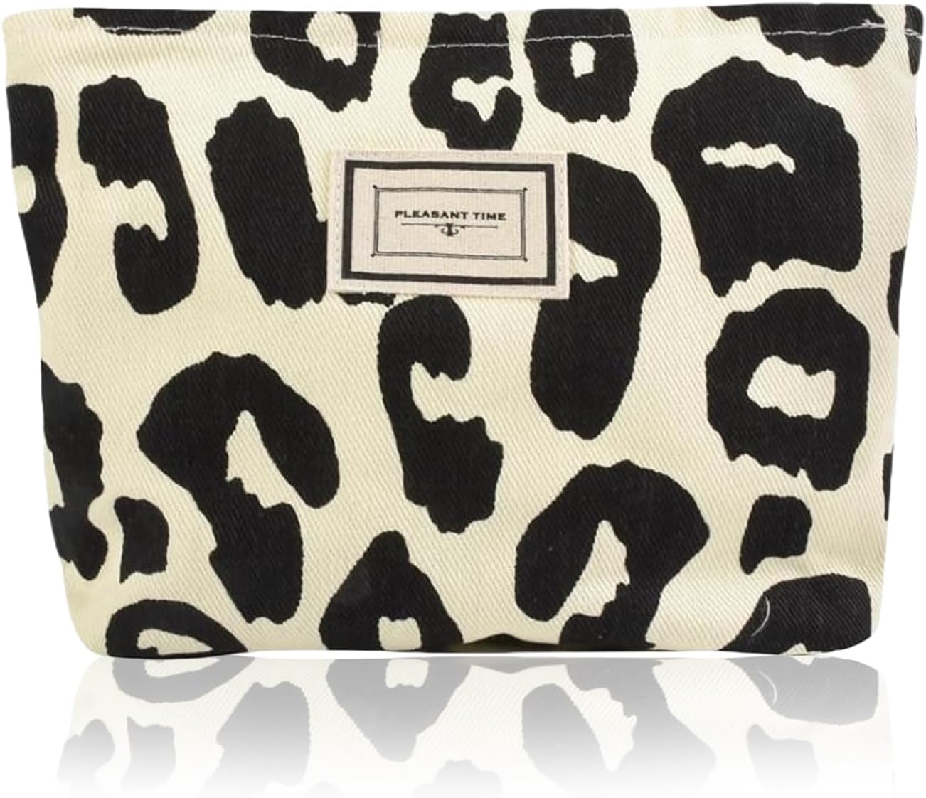 Trousse de maquillage pour femme : le compagnon idéal pour vos voyages avec une grande capacité et un élégant motif léopard