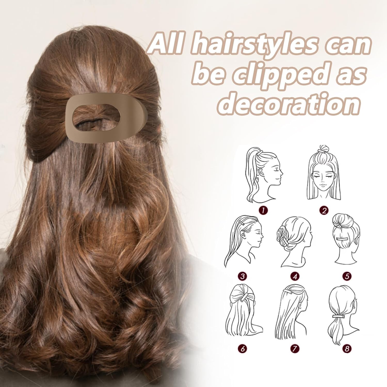 Pince à cheveux antidérapante : l'accessoire incontournable pour les femmes aux cheveux épais – Image 6