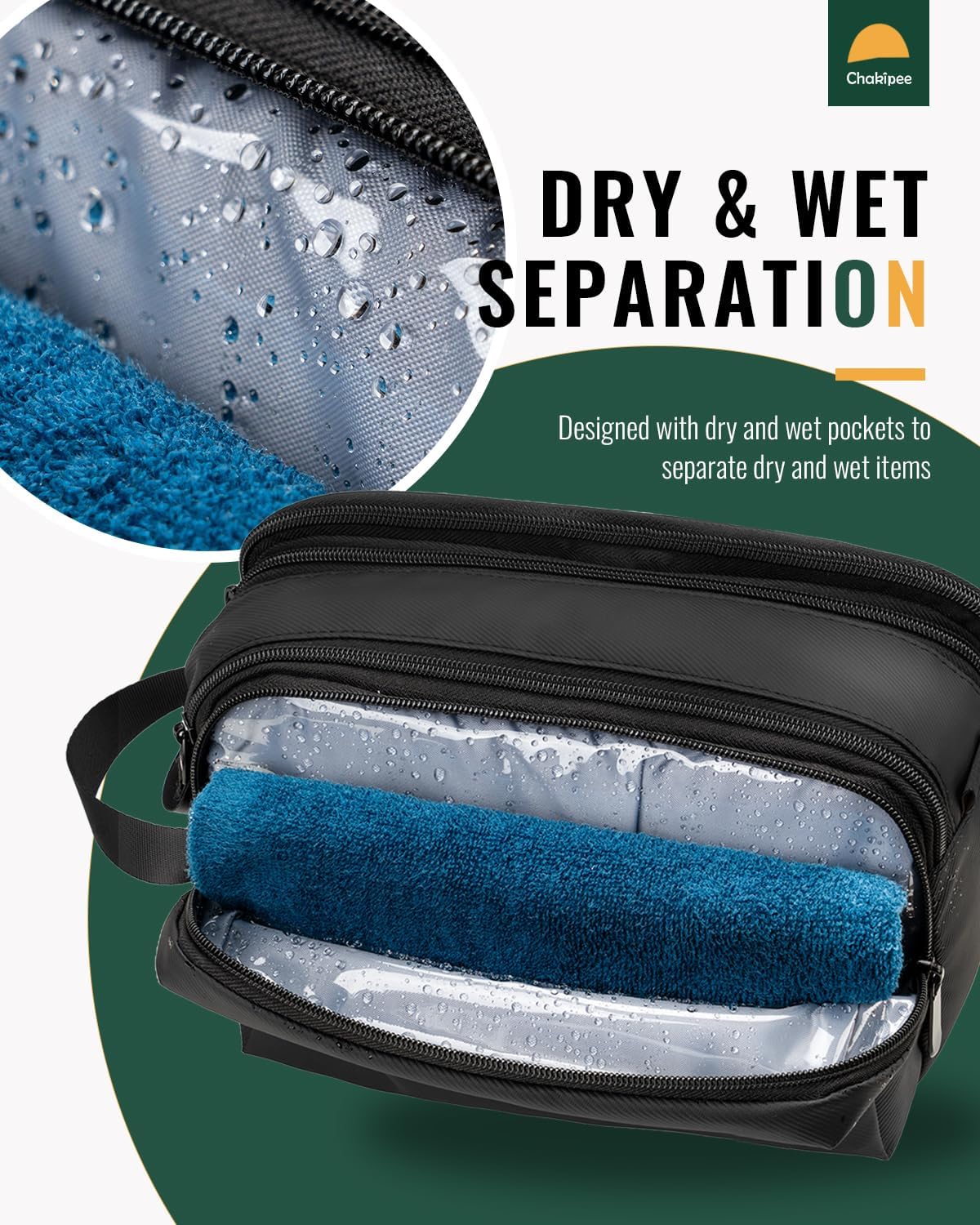 Trousse de toilette étanche pour hommes et femmes : l'accessoire idéal de voyage pour ranger vos essentiels cosmétiques – Image 5