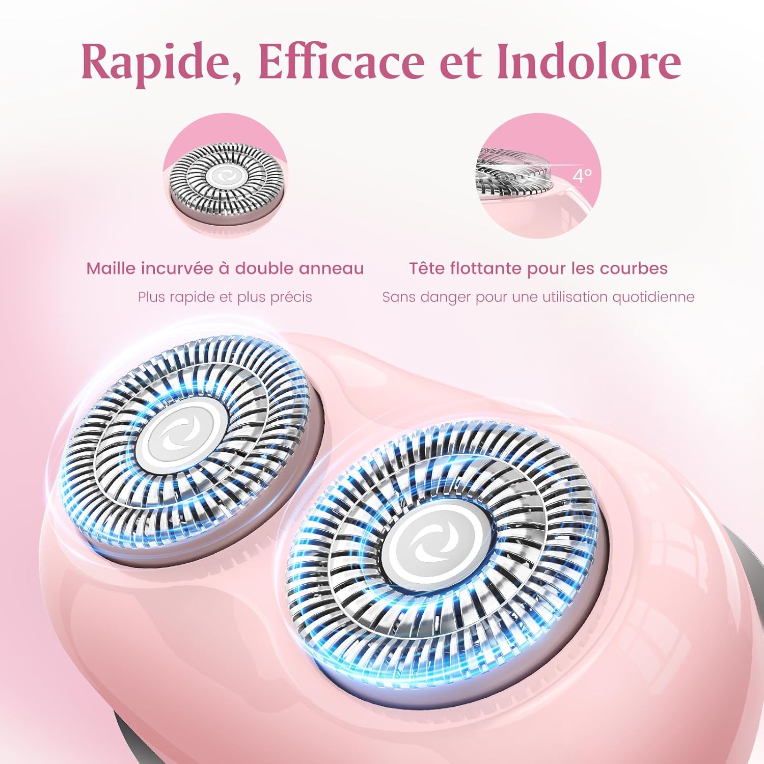 Rasoir Électrique Brightup pour Femmes - Douceur et Rapidité – Image 3