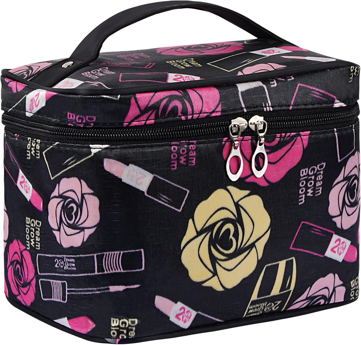 Trousse de maquillage étanche pour femmes : le compagnon idéal de voyage avec grande capacité