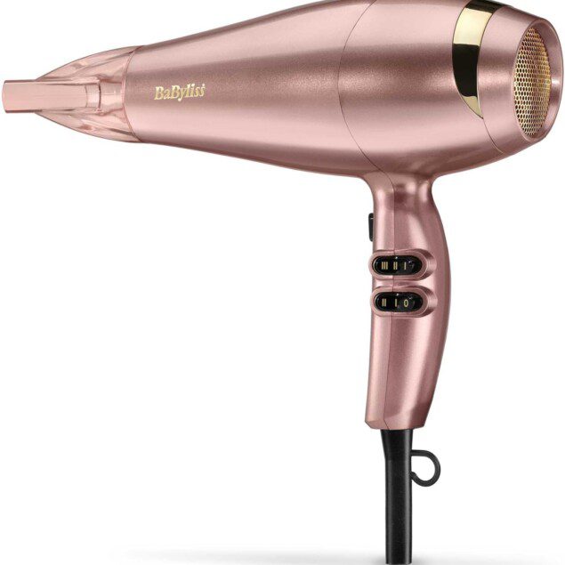Sèche-cheveux léger et puissant pour un séchage rapide et élégant
Profitez d'une coiffure impeccable avec notre sèche-cheveux rose gold, doté de la technologie céramique et ionique