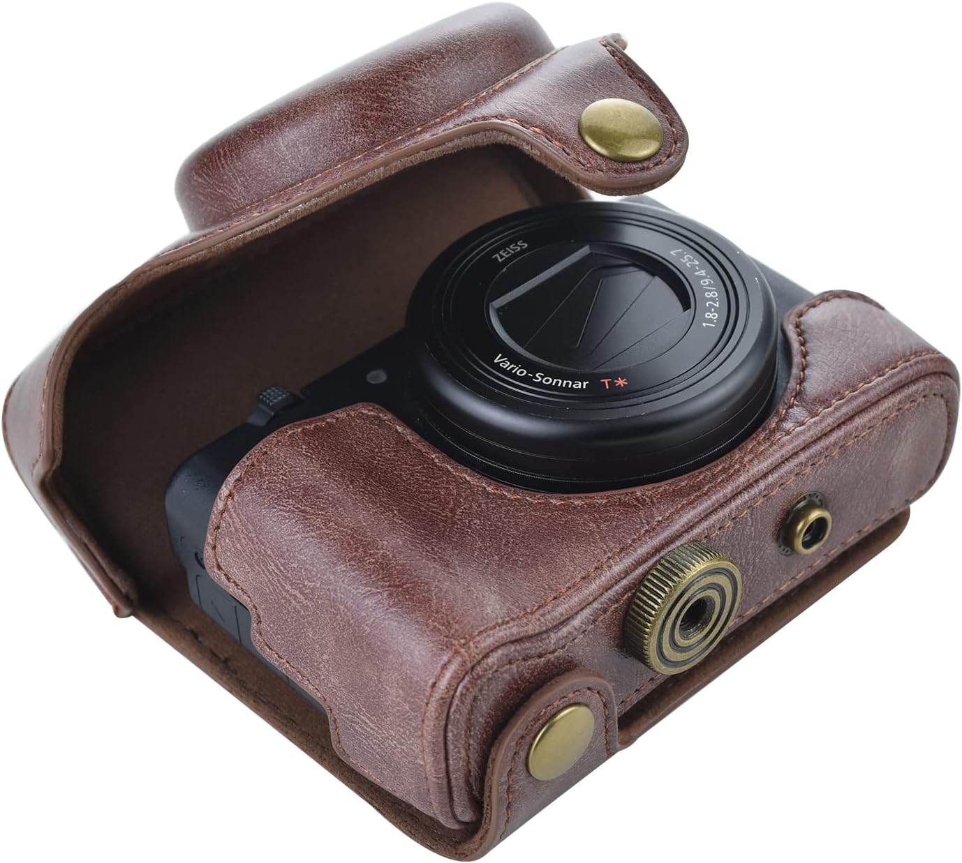 Étui vintage en cuir PU pour appareil photo Sony ZV1 : protection élégante et pratique pour les passionnés de photographie – Image 6