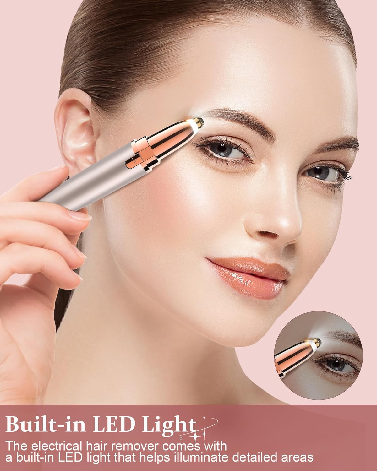 Rasoir sourcil femme électrique : le mini rasoir rechargeable pour un visage impeccablement épilé sans risque de coupure – Image 3