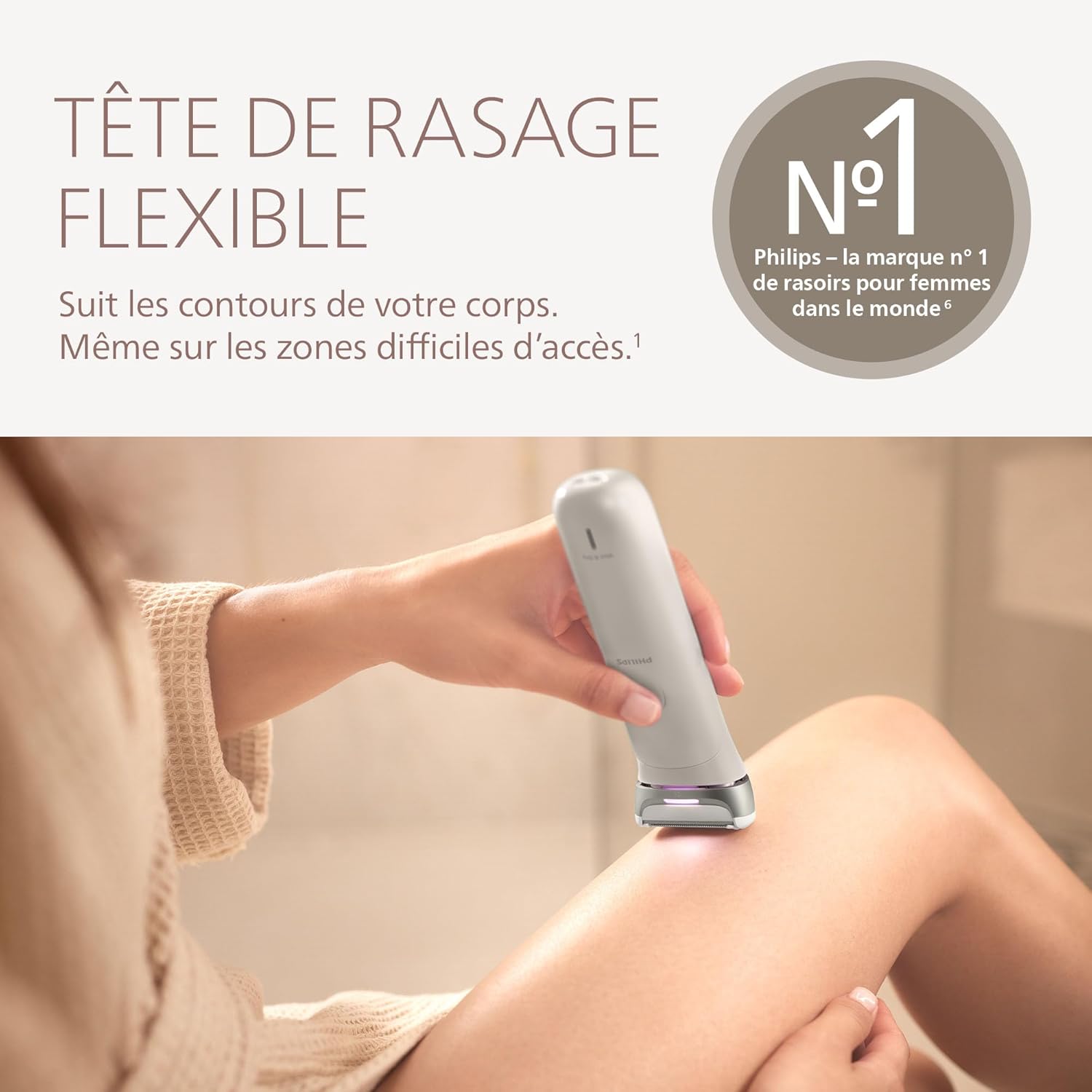 Philips Lady Shaver 8000 - Épilation douce pour femmes – Image 3