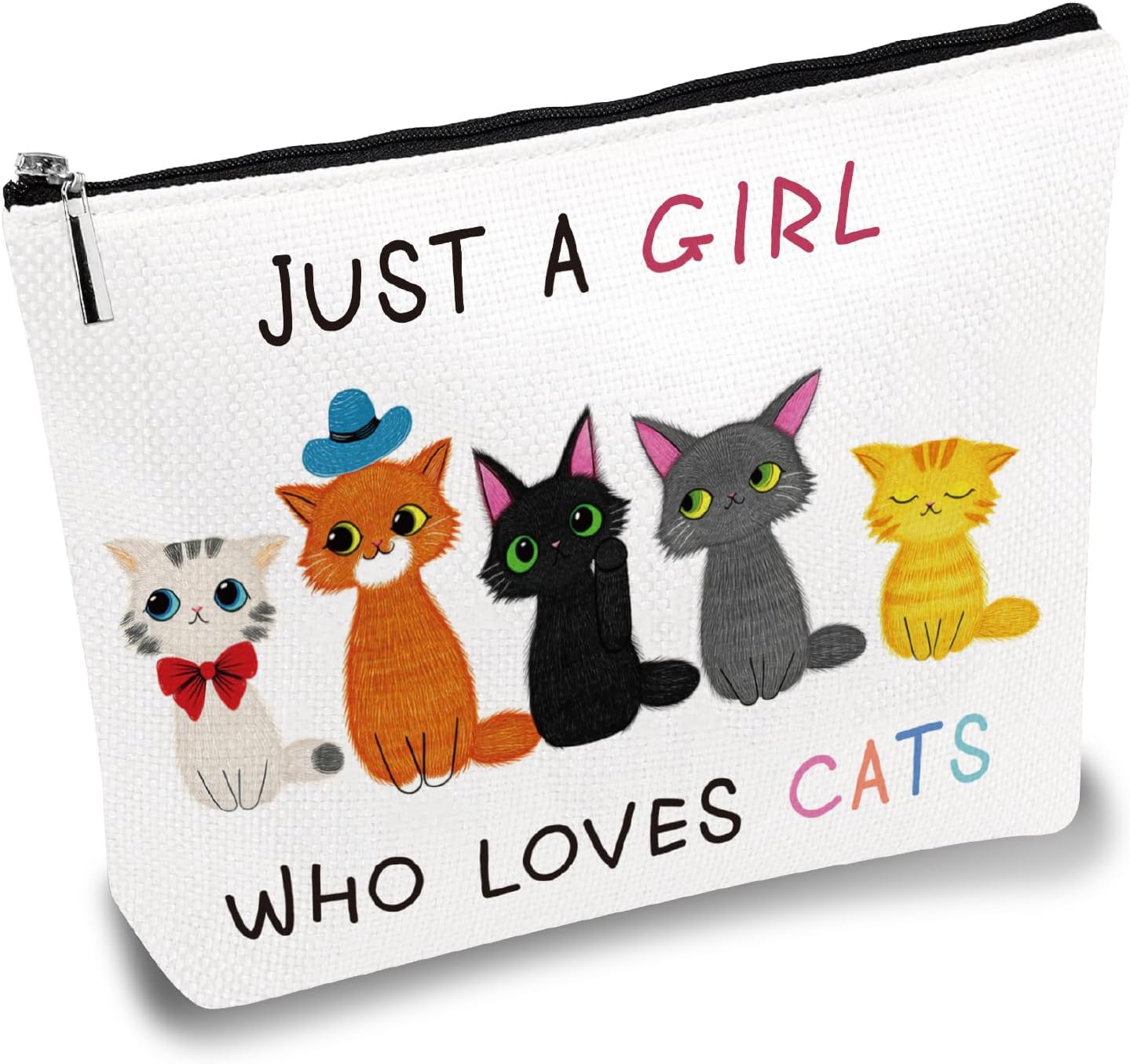 Trousse de maquillage toile chat : l'accessoire essentiel pour les amoureuses des félins en voyage