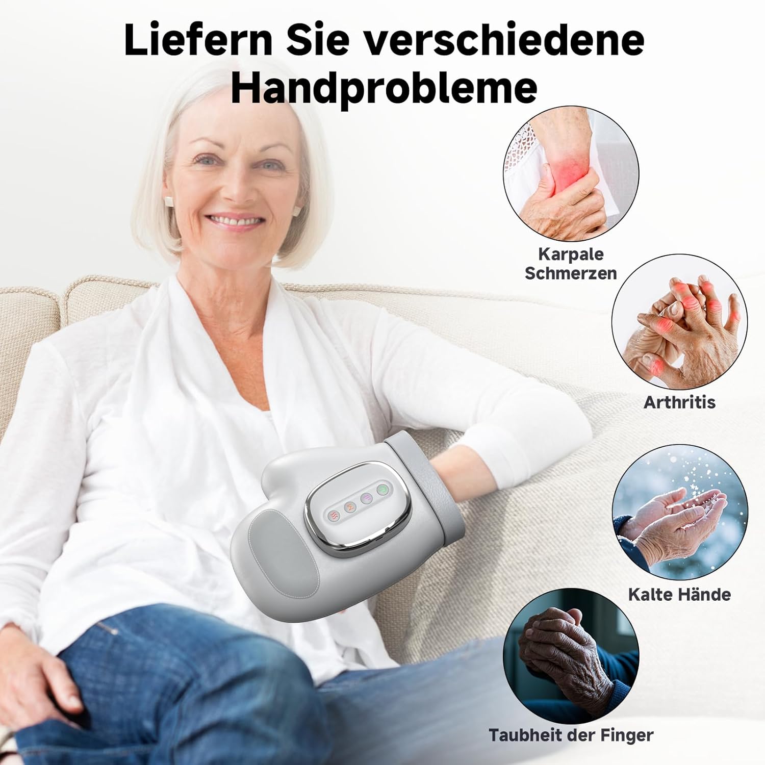 Masseur de main à airbag : soulagement efficace pour les douleurs arthritiques et de canal carpien – Image 2
