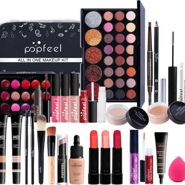 Kit de Maquillage Fantaisie 28 Pcs Pour Un Look Éblouissant