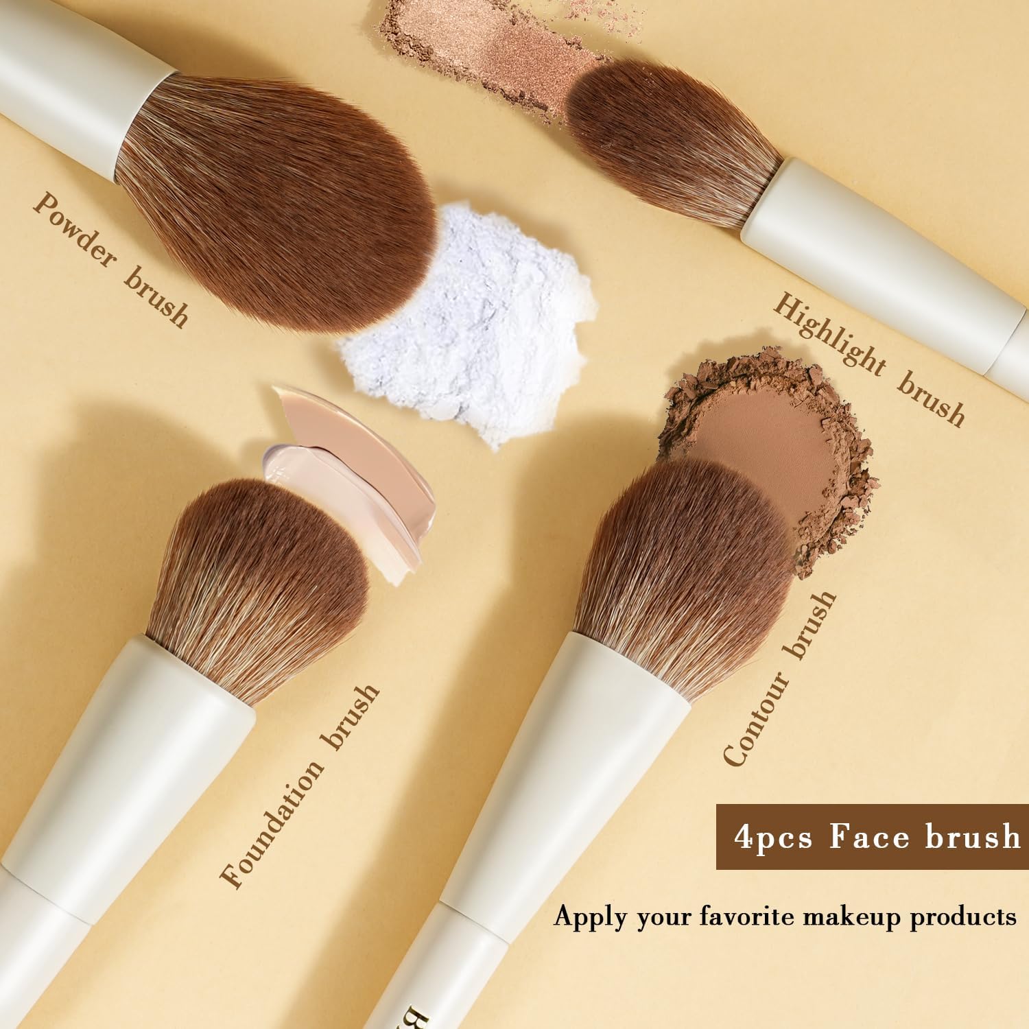 Pinceaux de maquillage professionnels : set de 15 pièces pour les passionnées de beauté Découvrez l'art du maquillage avec ces pinceaux végétaliens, idéaux pour un teint parfait et des yeux sublimés – Image 7