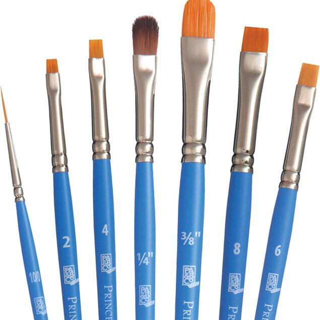 Pinceaux Mixed Media n°23 : set de 7 outils parfaits pour artistes en quête de créativité