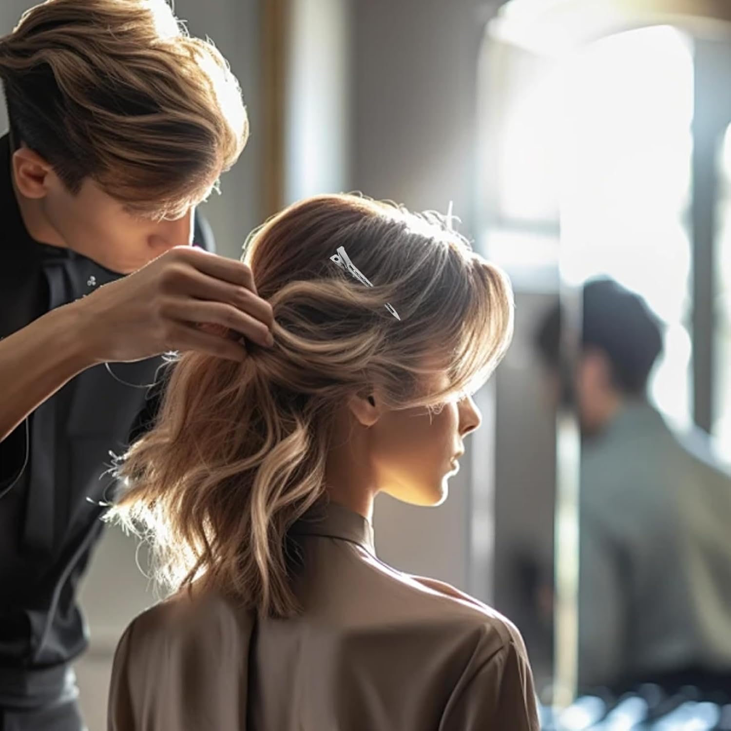 Pinces à cheveux en métal : lot de 80 pour un coiffage parfait des cheveux longs – Image 5