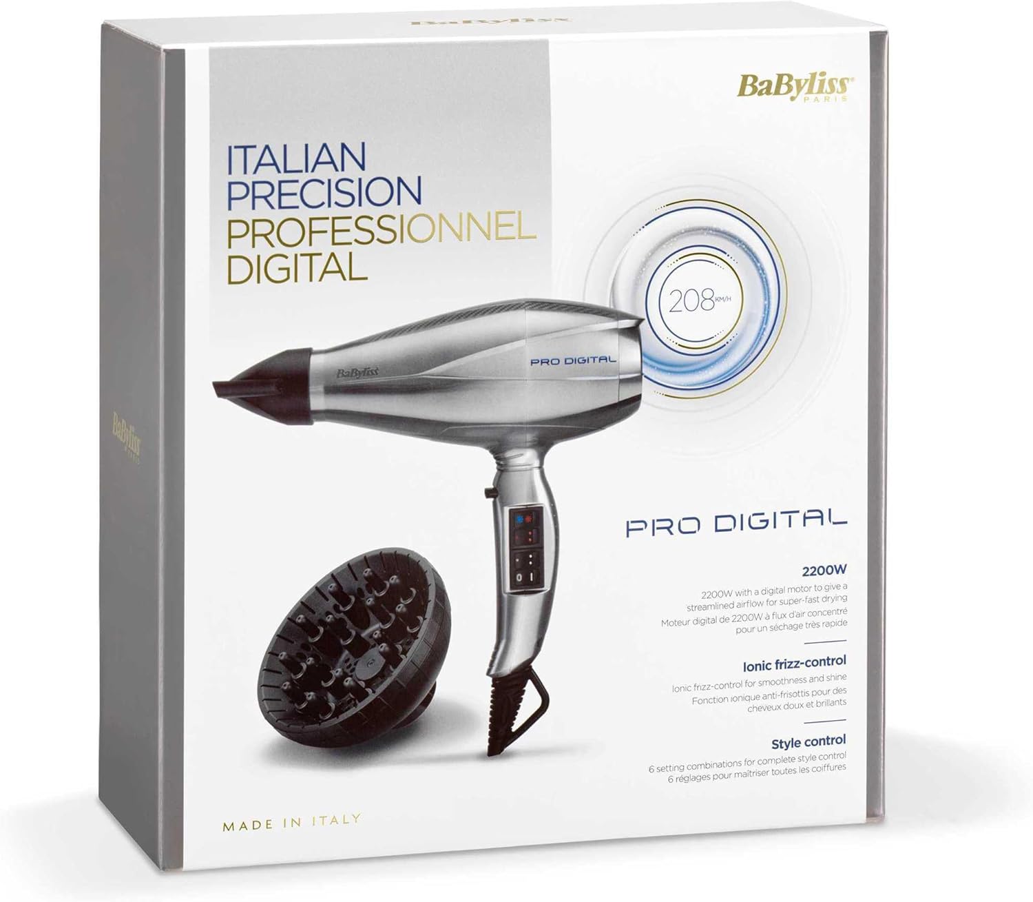 Sèche-cheveux professionnel 2200W pour coiffeurs : rapidité et brillance garantie – Image 4