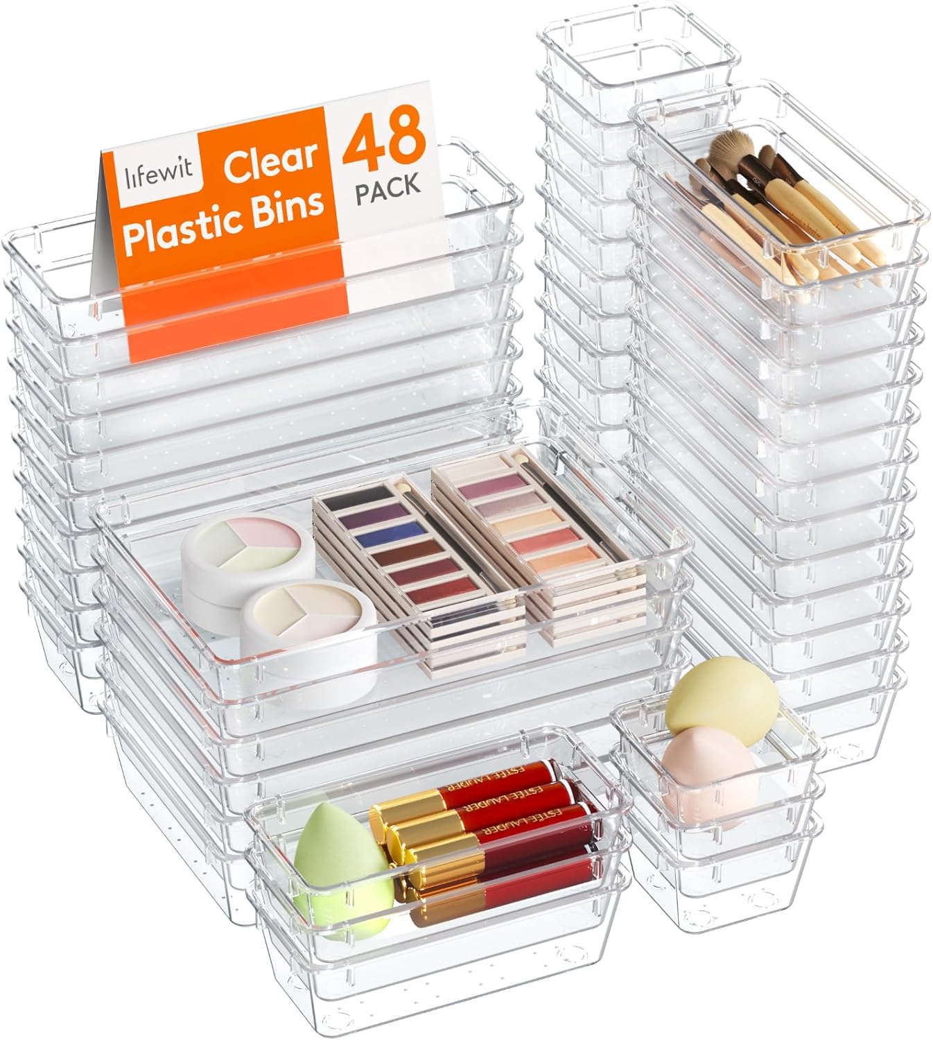 Organisateurs de Tiroirs : Rangement Transparent et Pratique