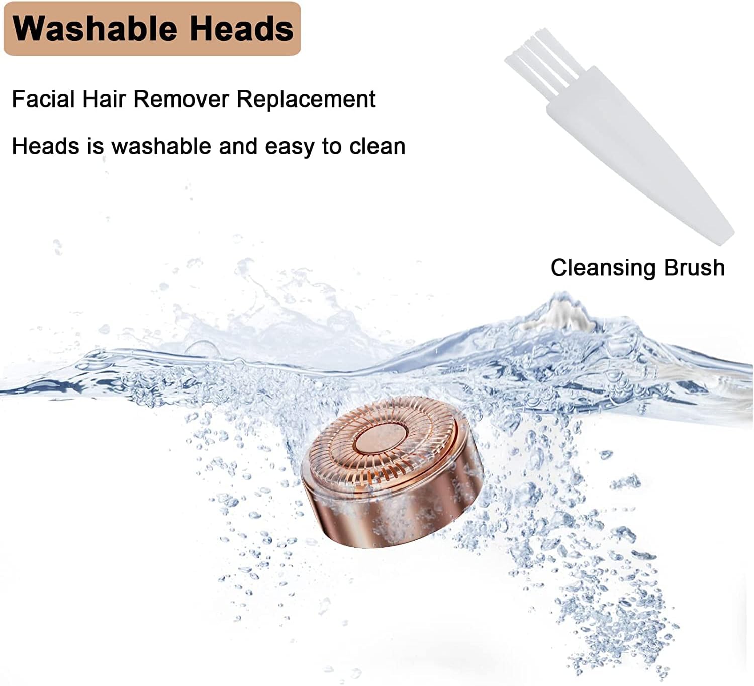 Têtes de rechange compatibles avec Finishing Touch Flawless : 6 pièces pour un épilateur facial impeccable dédié aux lèvres, menton et joues – Image 6