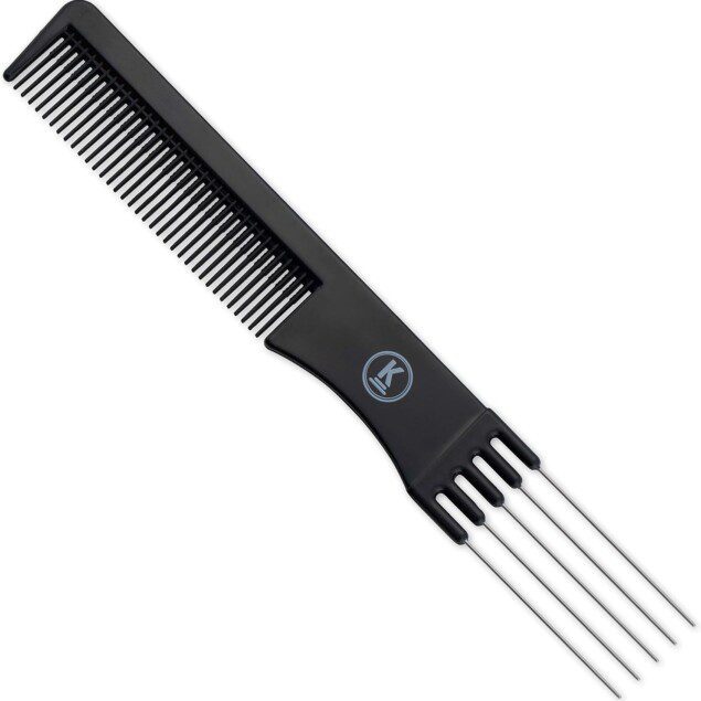 K-Pro peigne à crêper professionnel : outil de coiffure pour volume idéal pour coiffeurs et particuliers
