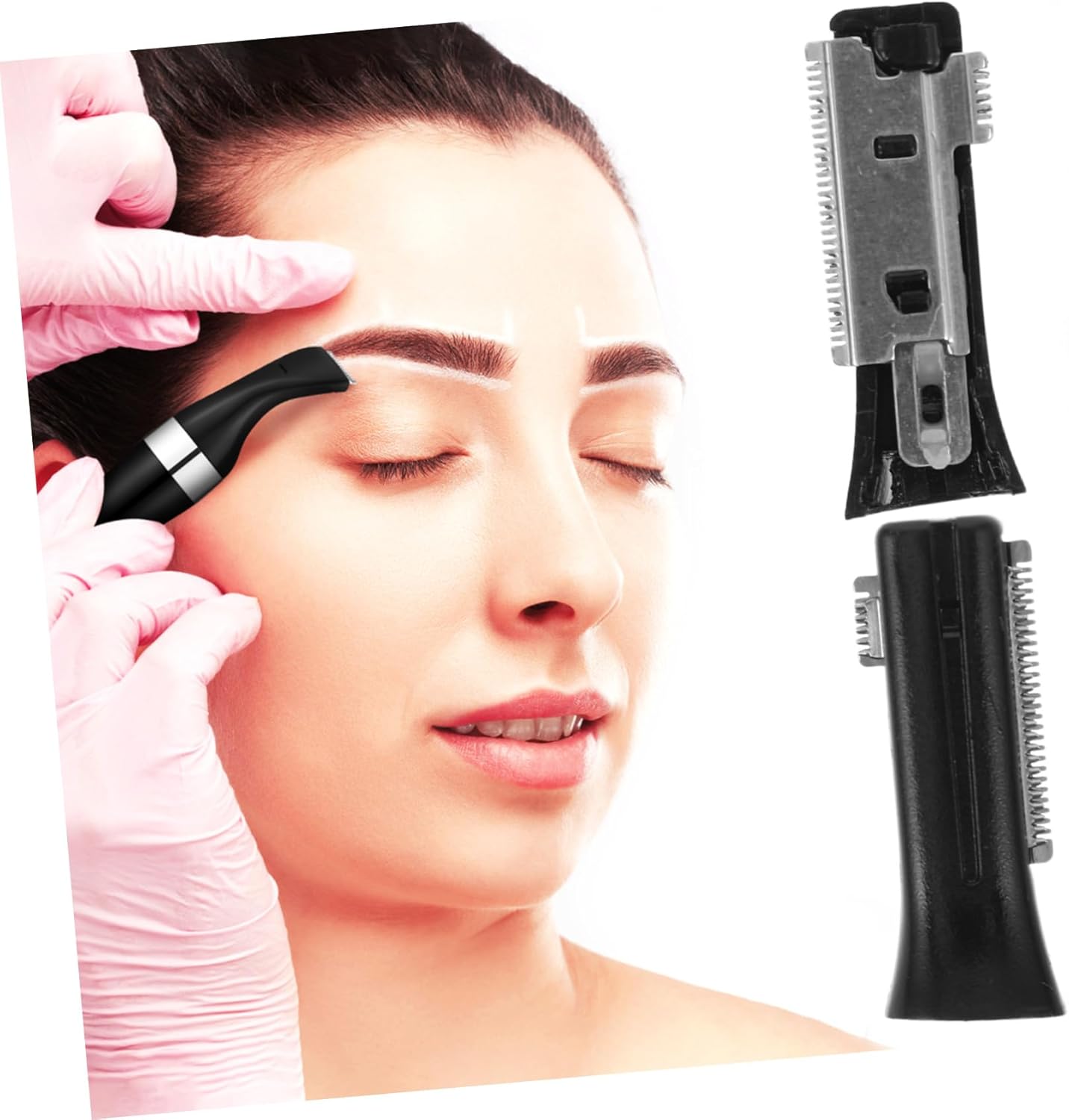 Accessoires de coupe des sourcils : 10 pièces en acier inoxydable pour une épilation précise et élégante – Image 8