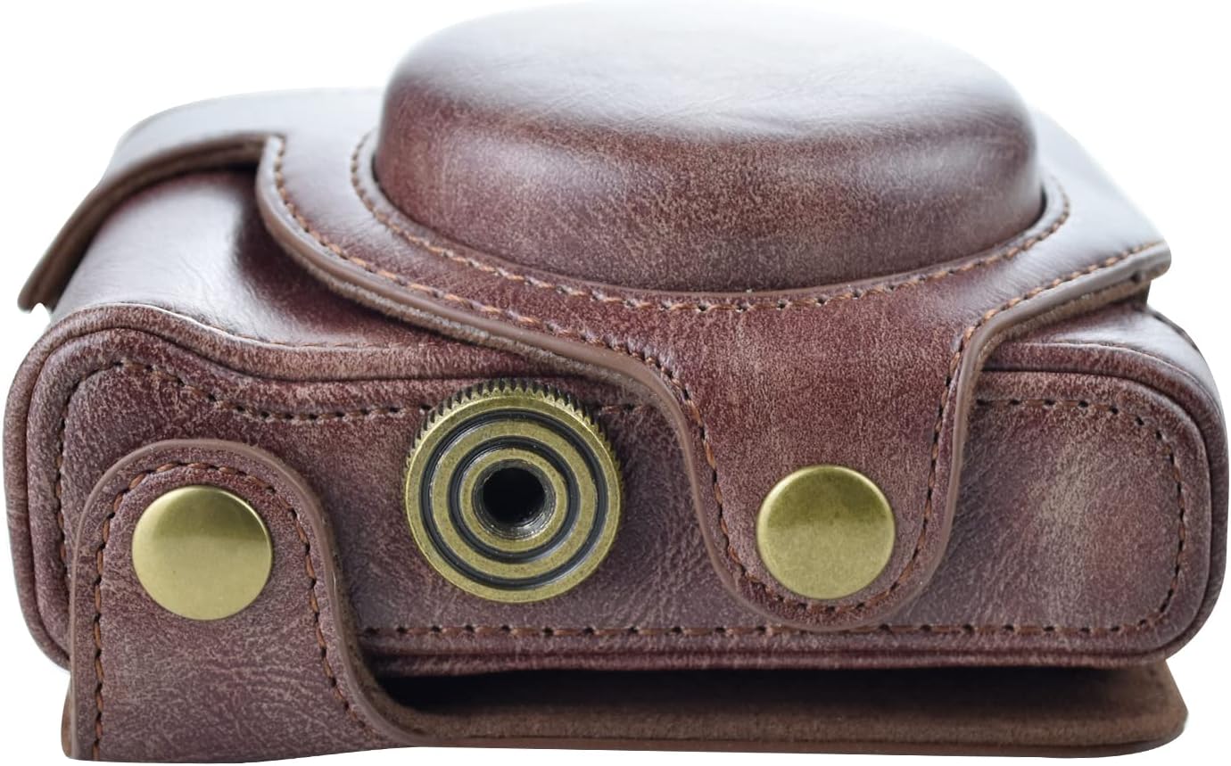 Étui vintage en cuir PU pour appareil photo Sony ZV1 : protection élégante et pratique pour les passionnés de photographie – Image 3