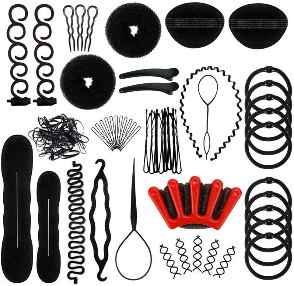 Accessoires de Coiffure: Kit Tressage & Chignons Éblouissant