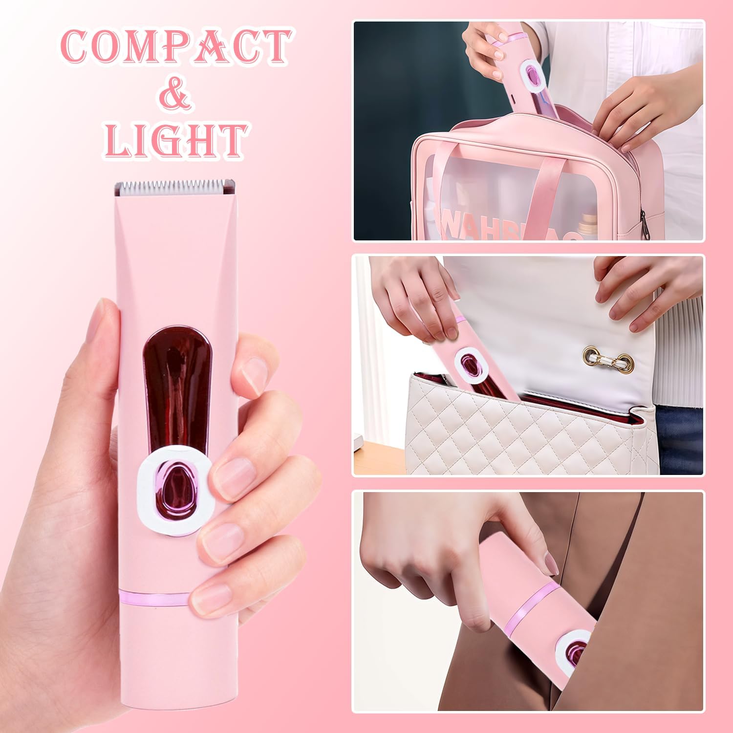 Rasoir Électrique Wishstar 2 en 1 pour Femmes - Douceur et Précision – Image 7