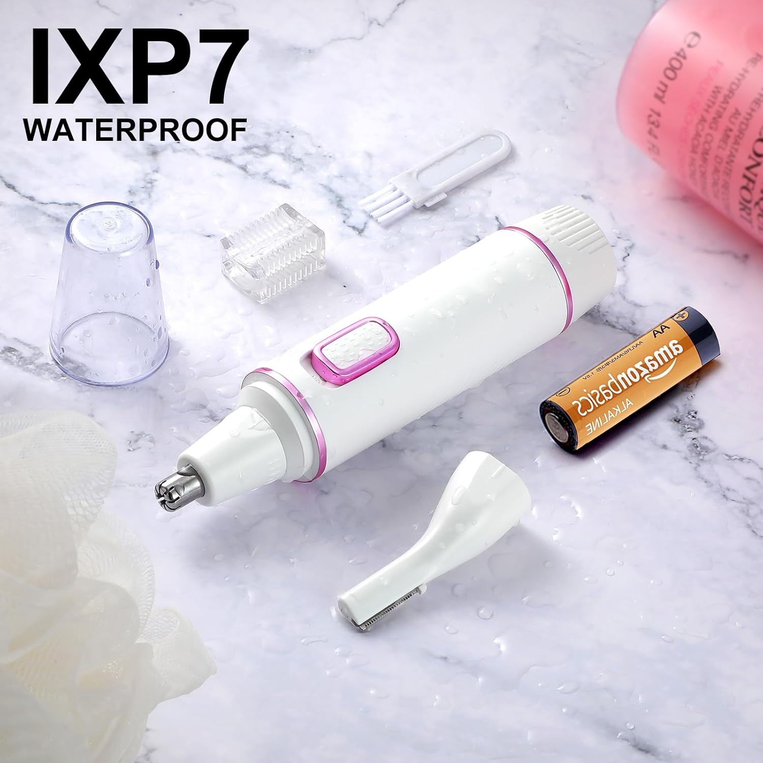 Tondeuse nez professionnelle 2-en-1 : soin sans douleur pour hommes Découvrez notre tondeuse nez et oreilles multifonction, lavable et étanche pour un entretien facile et agréable – Image 6