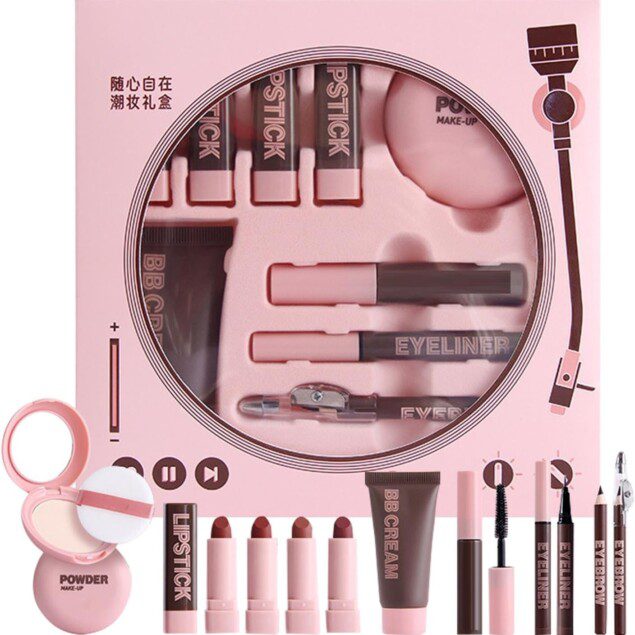 Ensemble complet de maquillage pour le visage : kit idéal pour débutants qui souhaitent apprendre à sublimer leur beauté