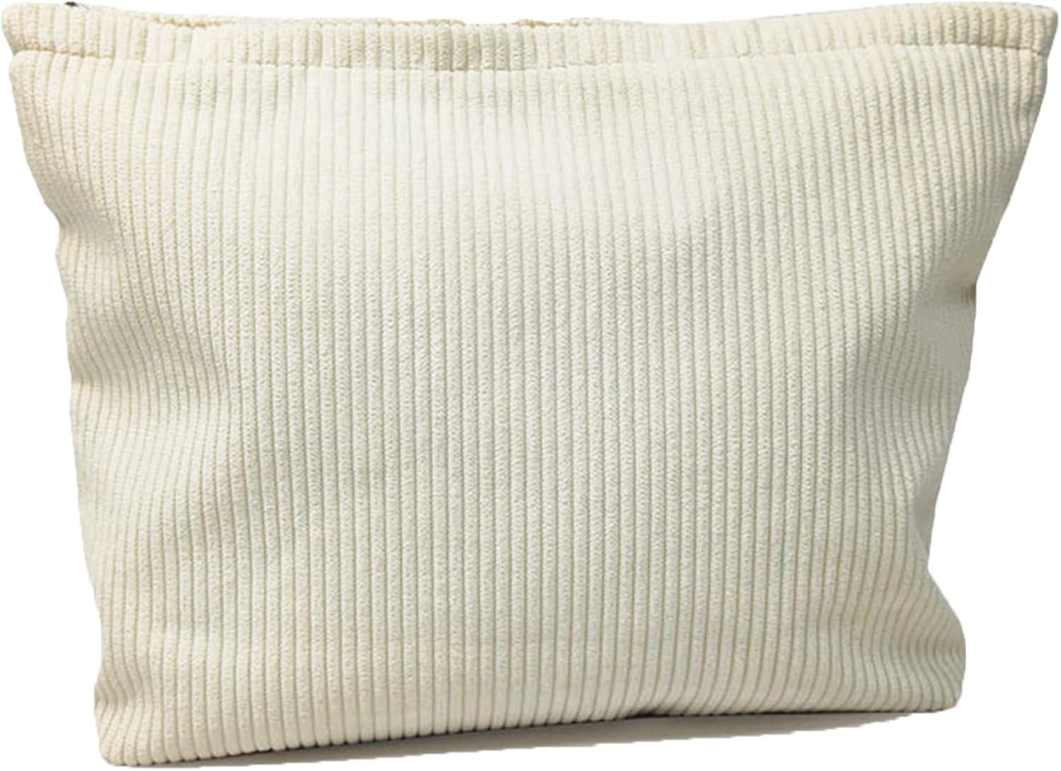 Trousse de maquillage en velours côtelé beige : l'accessoire chic pour femmes et filles en voyage