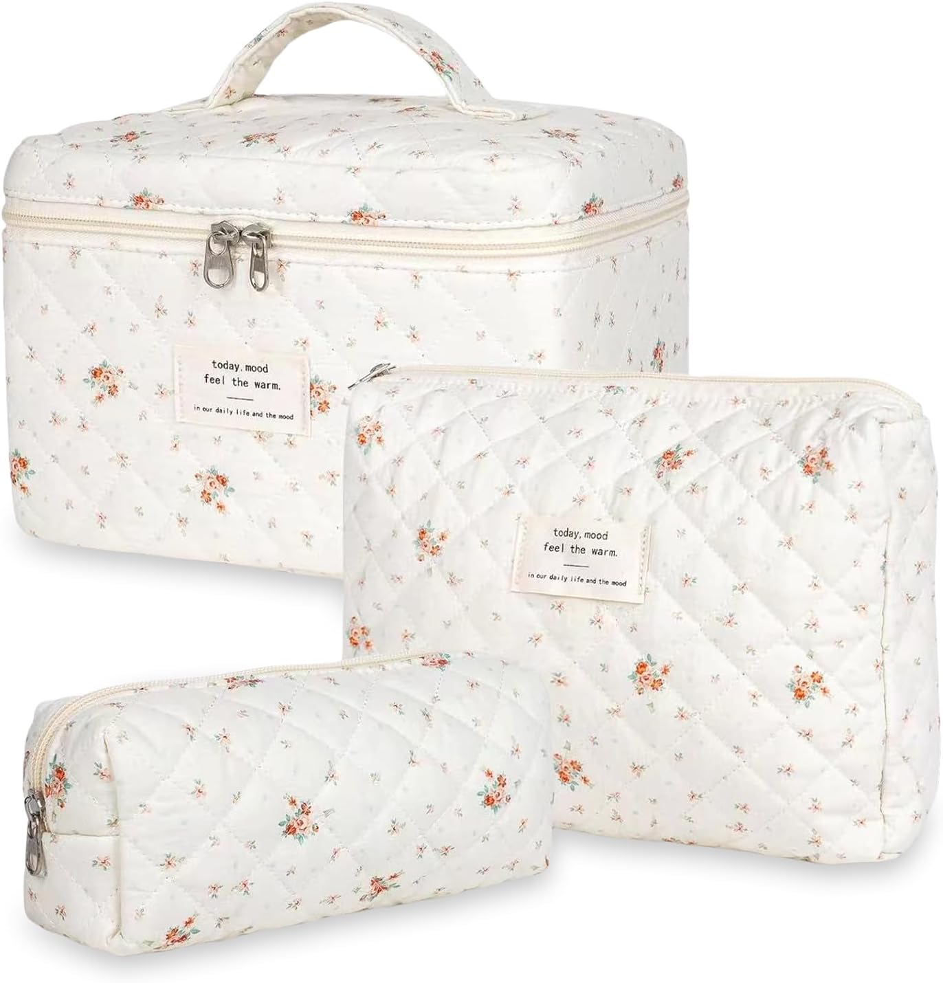 Trousse de Toilette Fleurie : Élégance et Grande Capacité – Image 8
