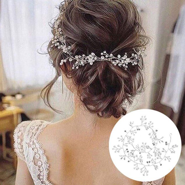 Bijoux de cheveux en perles et fleurs : accessoires élégants pour mariées et soirées spéciales