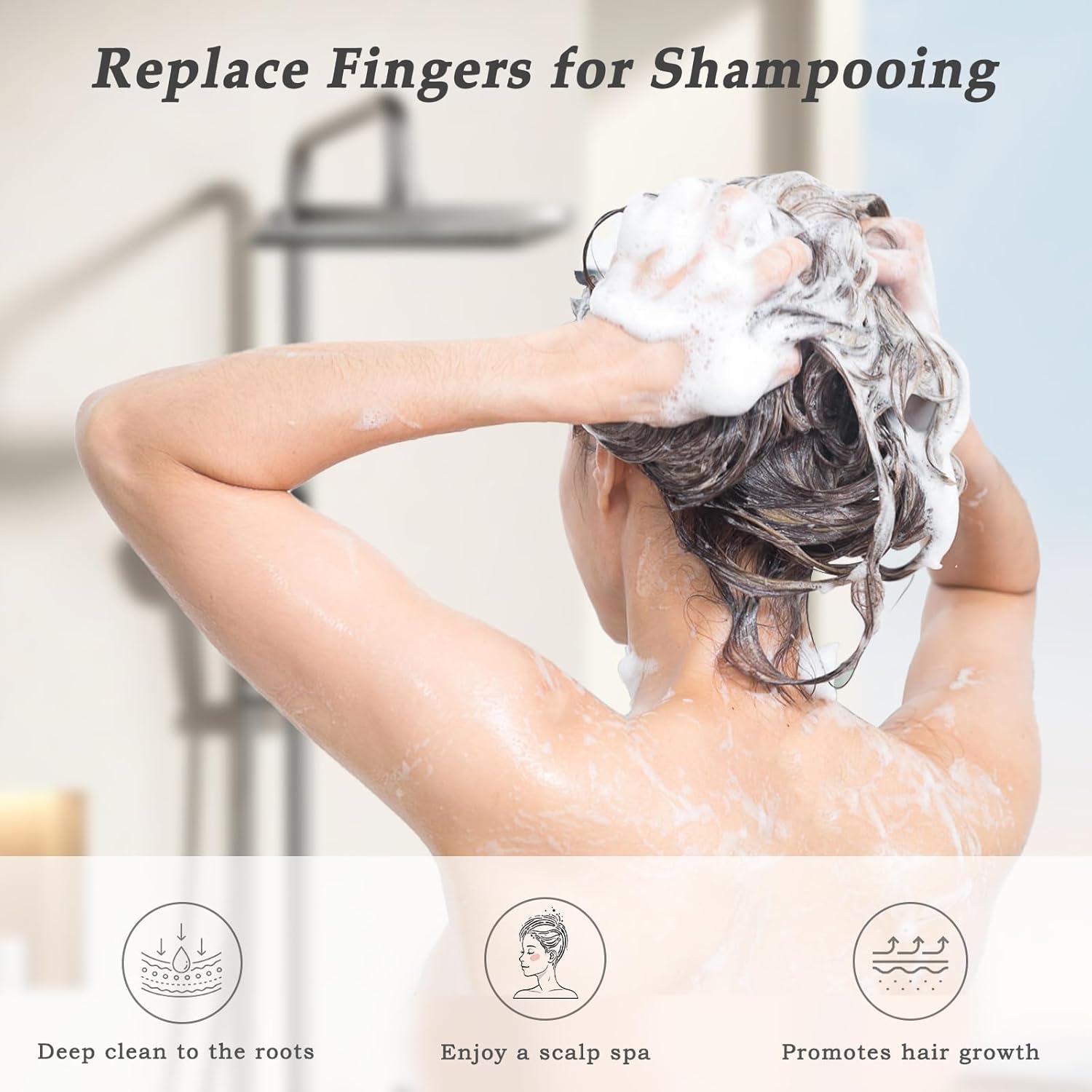 Brosse de massage pour cuir chevelu : stimulez la croissance des cheveux avec douceur – Image 5