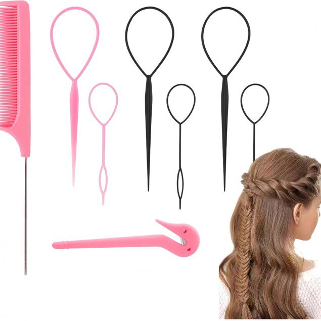 Kit de coiffure créatif : 8 pièces pour femmes et filles, des accessoires adaptés à tous types de cheveux