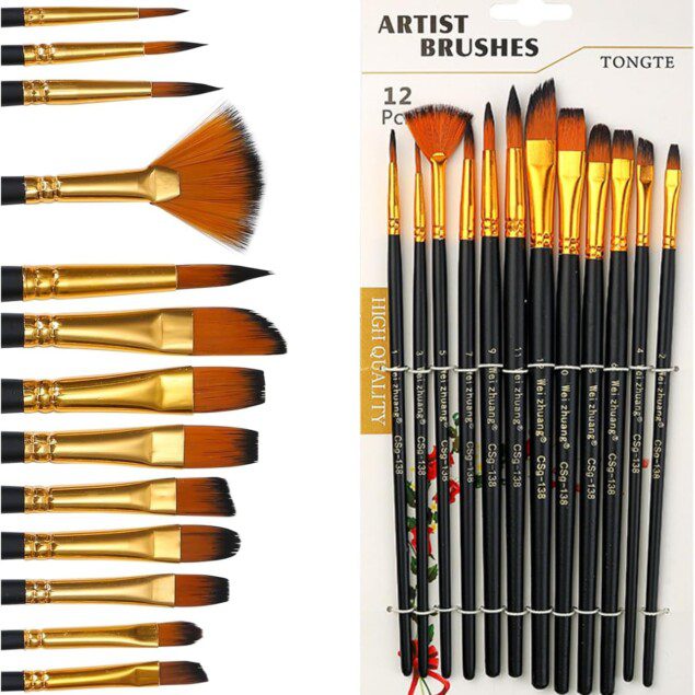 Ensemble de pinceaux de maquillage pour enfants : 12 pinceaux doux et sûrs pour des fêtes créatives et des déguisements mémorables