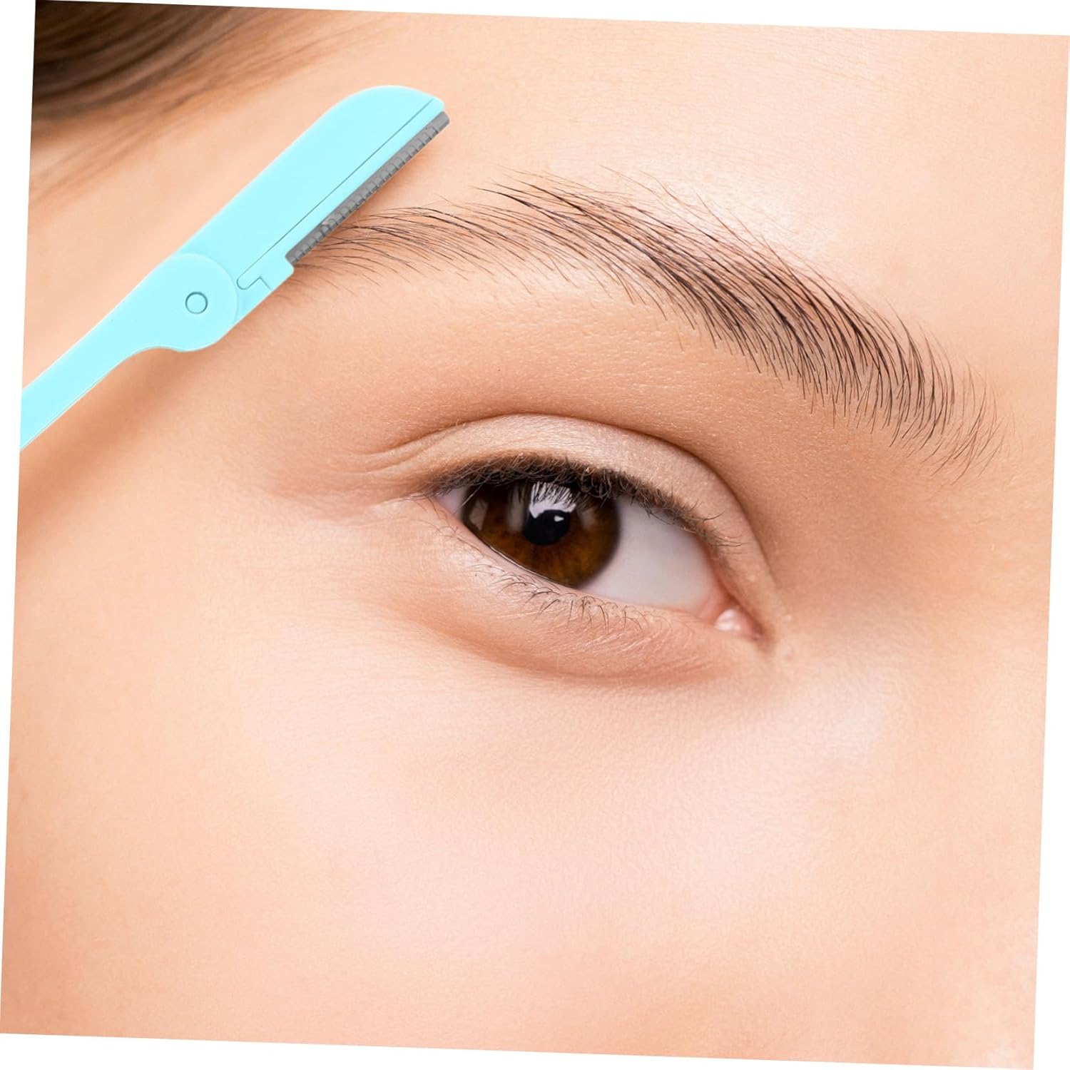 Rasoirs sourcils pliables en acier inoxydable : 10 pièces pour un épilage précis et sécurisé Profitez d'une tondeuse visage multifonction au design ergonomique pour une peau protégée – Image 3