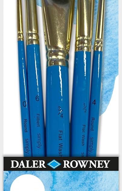 Pinceaux pour aquarelle : le set idéal de 5 outils pour artistes débutants et confirmés