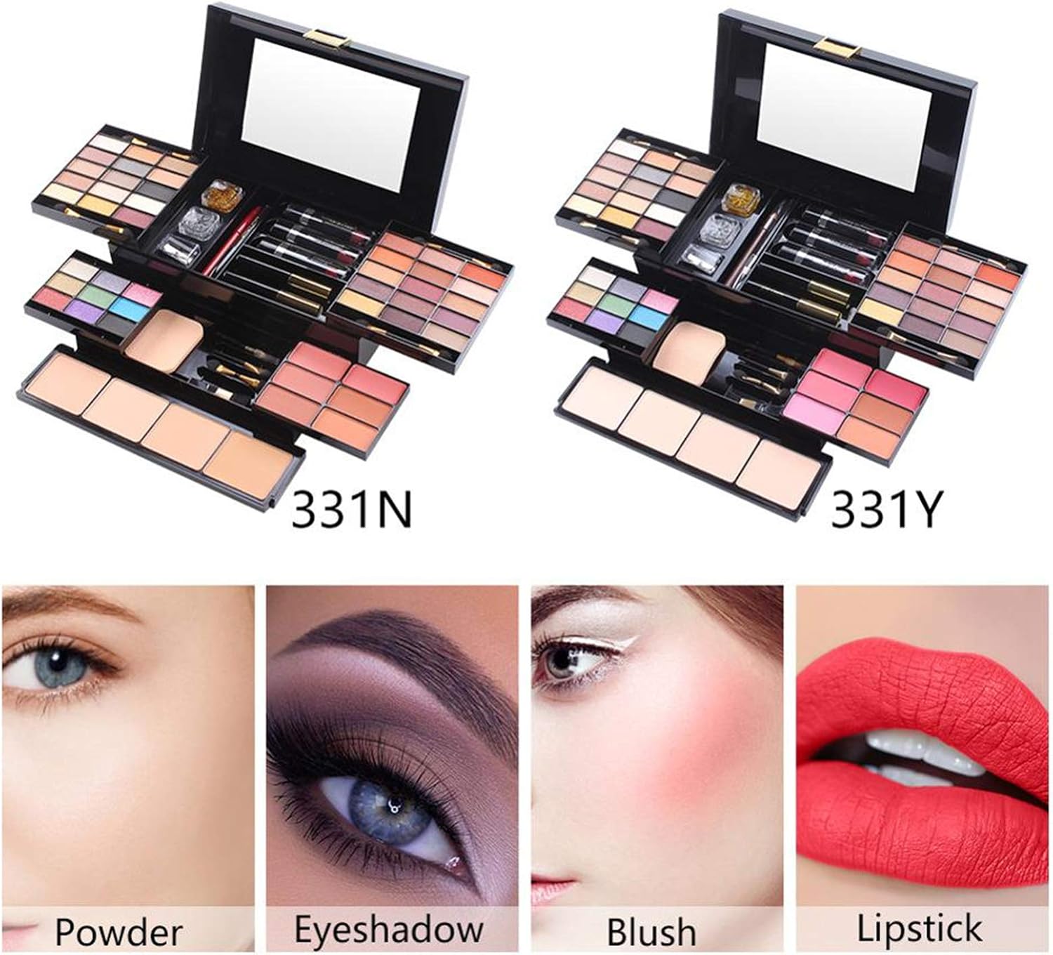 Kit de maquillage complet : 54 couleurs pour sublimer votre look au quotidien – Image 4