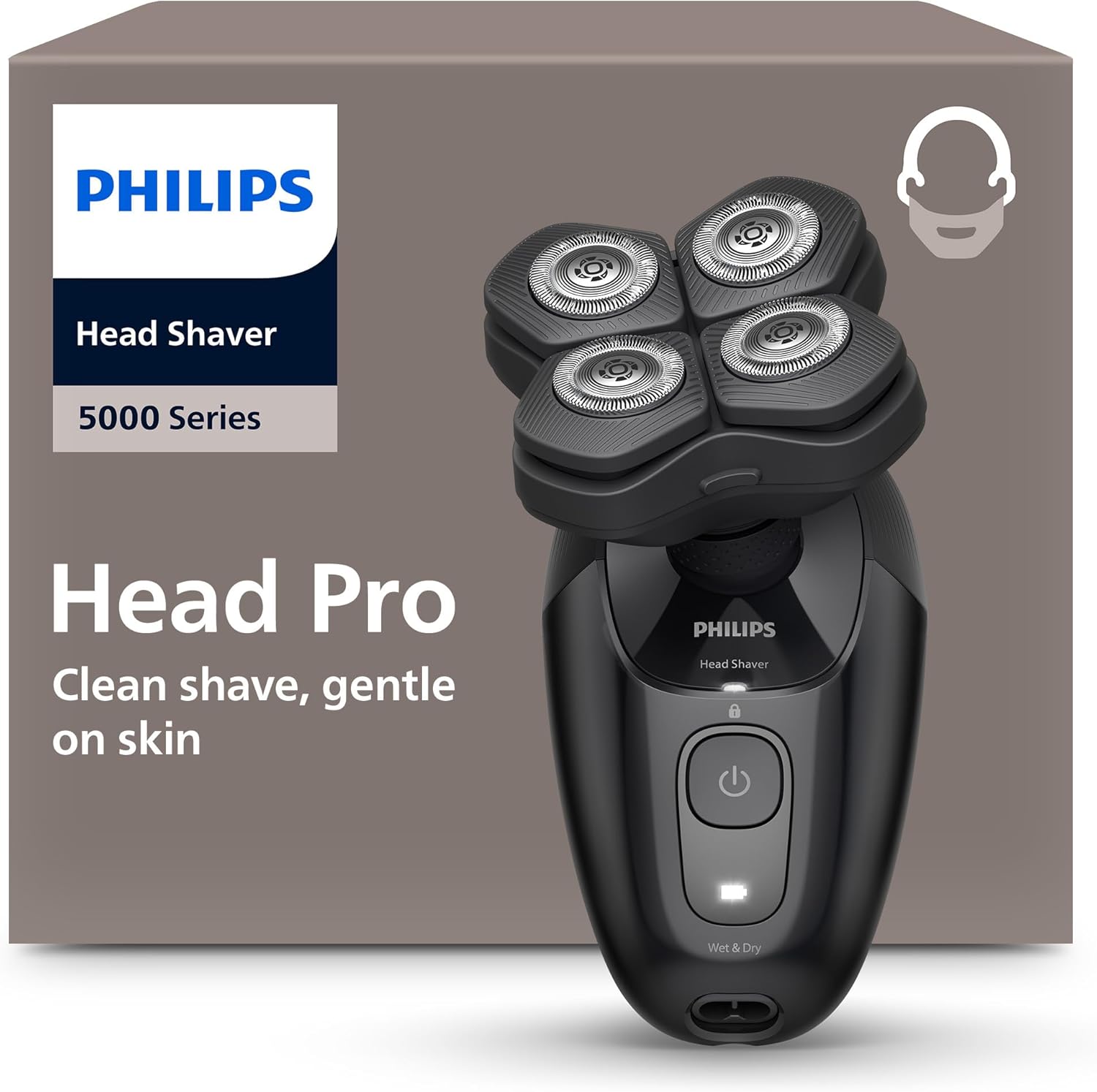 Philips Tondeuse à Cheveux Pro 5000 pour Hommes et Femmes - Rasage Doux et Efficace