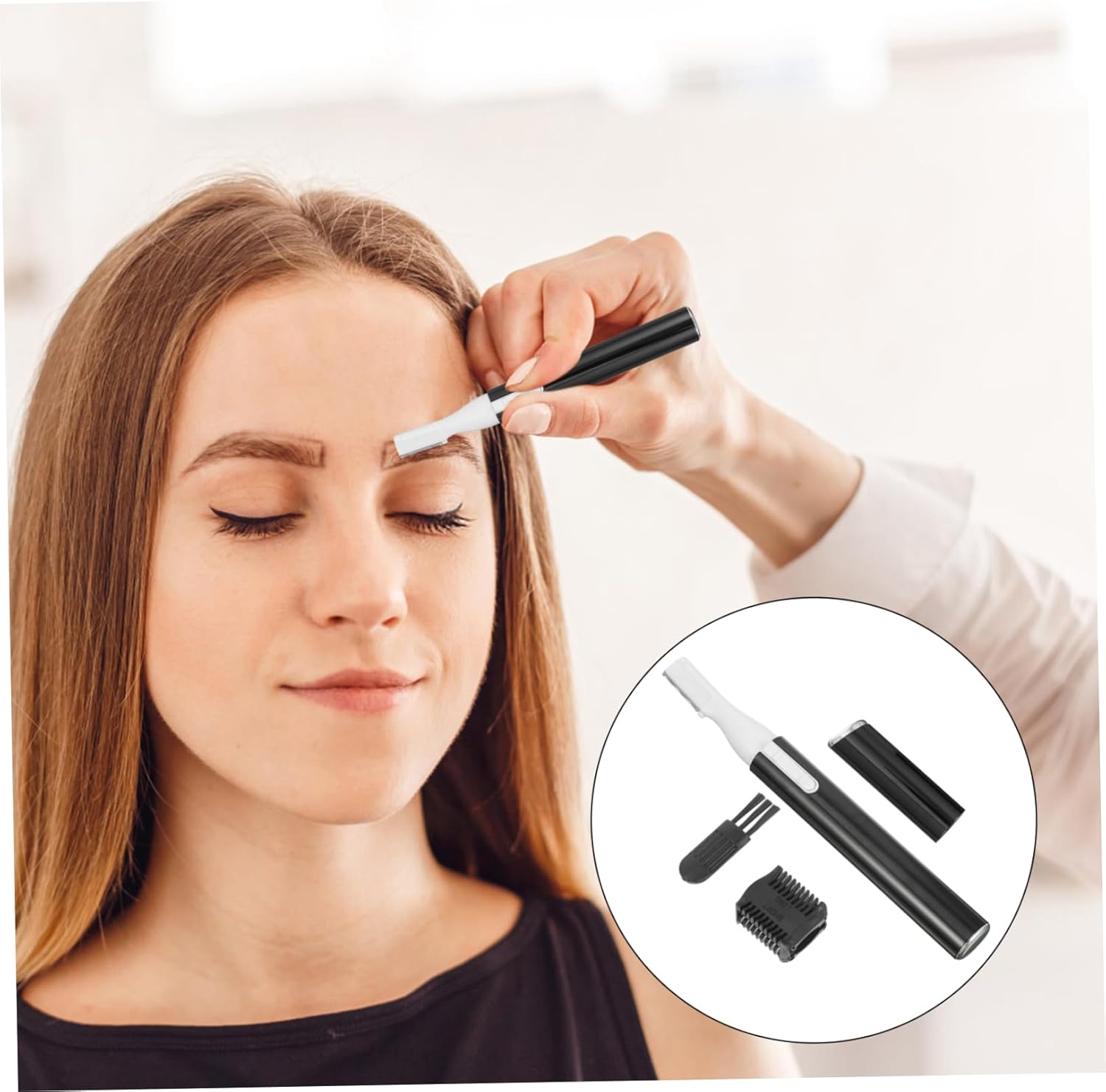Rasoir électrique pour sourcils : ensemble pratique et élégant pour une épilation facile – Image 3