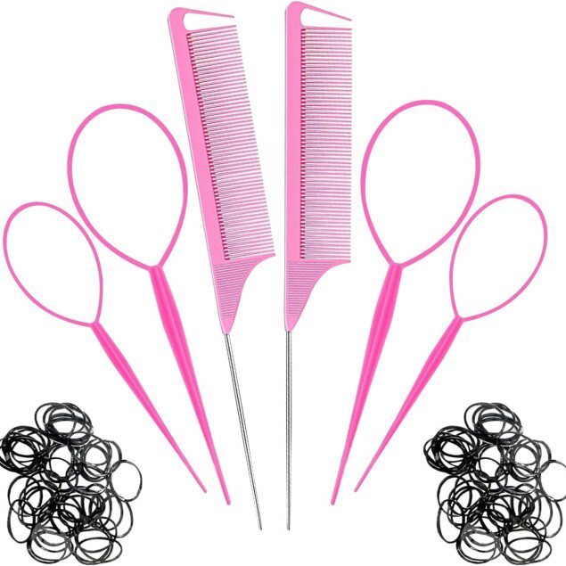 Outils de coiffure pour les débutants : kit de 6 pièces pour créer des tresses élégantes avec facilité