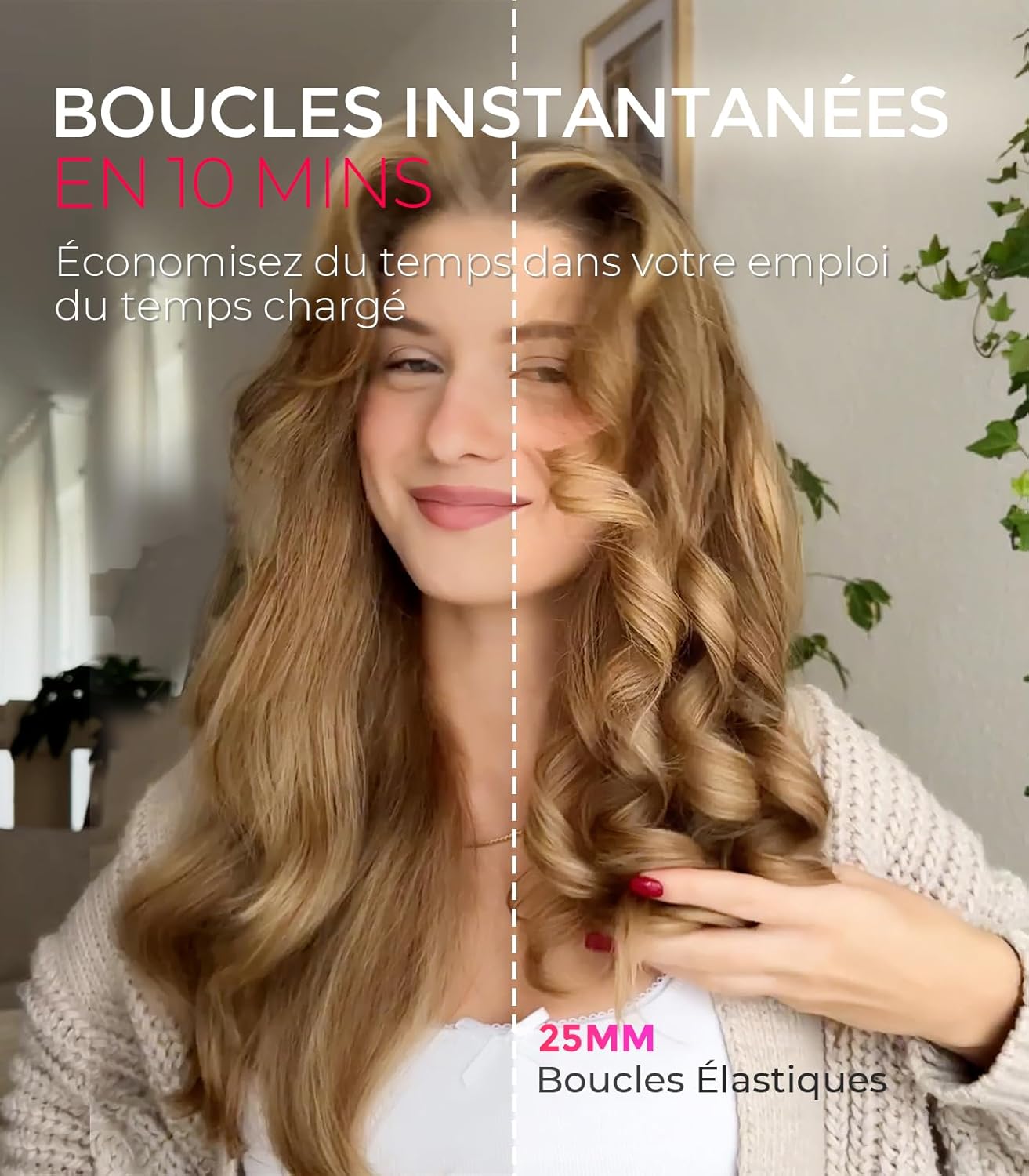 Boucles Parfaites : Fer à Friser Automatique 25mm – Image 3