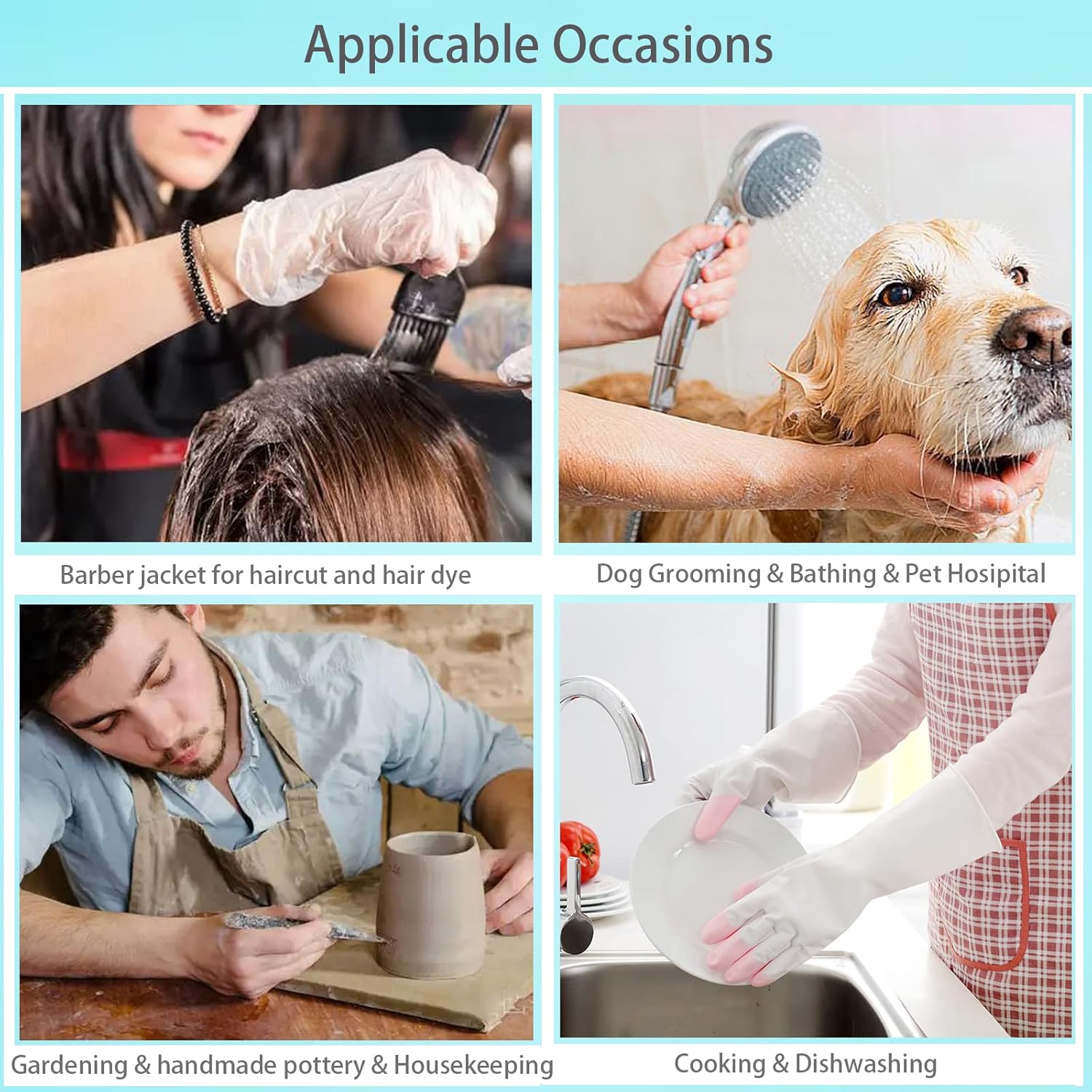 Blouse toilettage canin imperméable : l'accessoire essentiel pour un toilettage professionnel réussi – Image 5