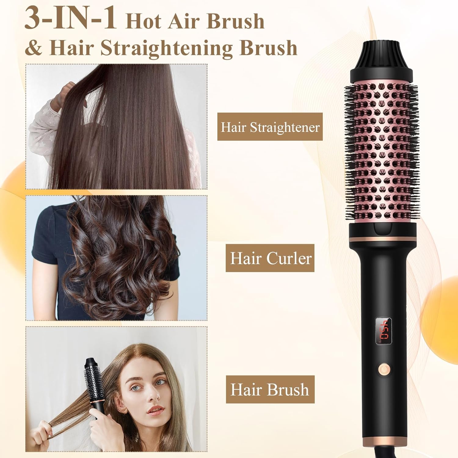 Brosse Thermique 38mm : Coiffage Parfait en Un Seul Étape – Image 2
