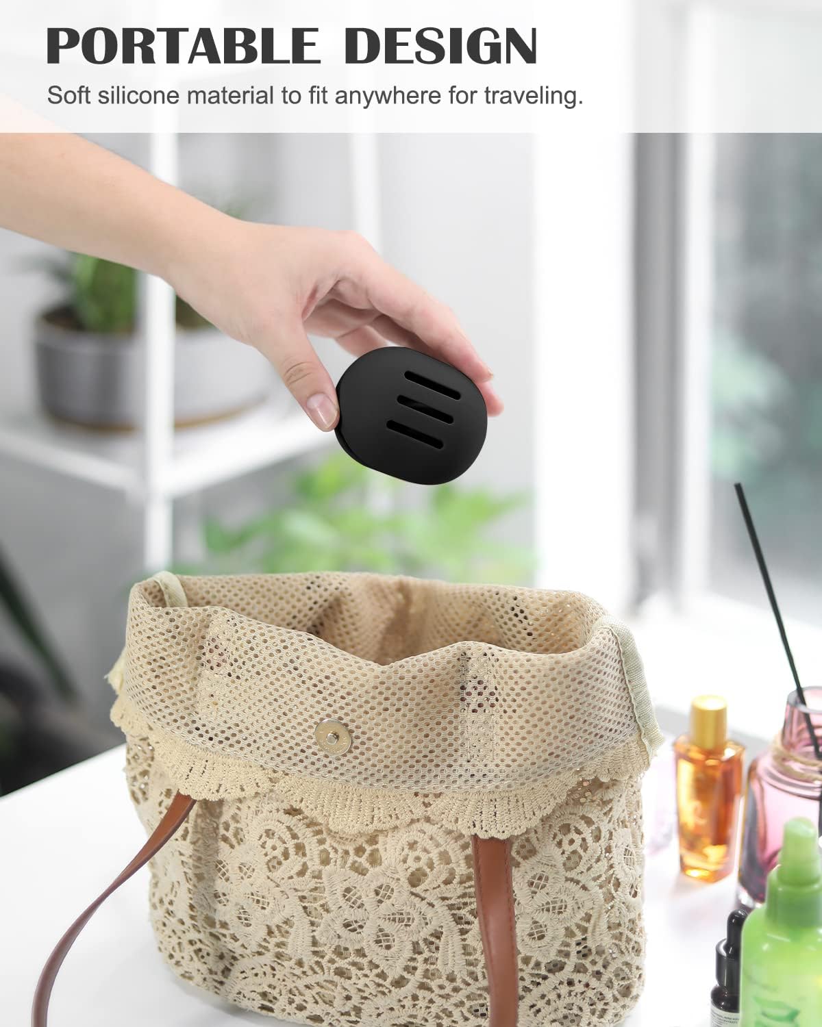 Porte éponge maquillage : trousse en silicone chic pour les passionnées de beauté – Image 5