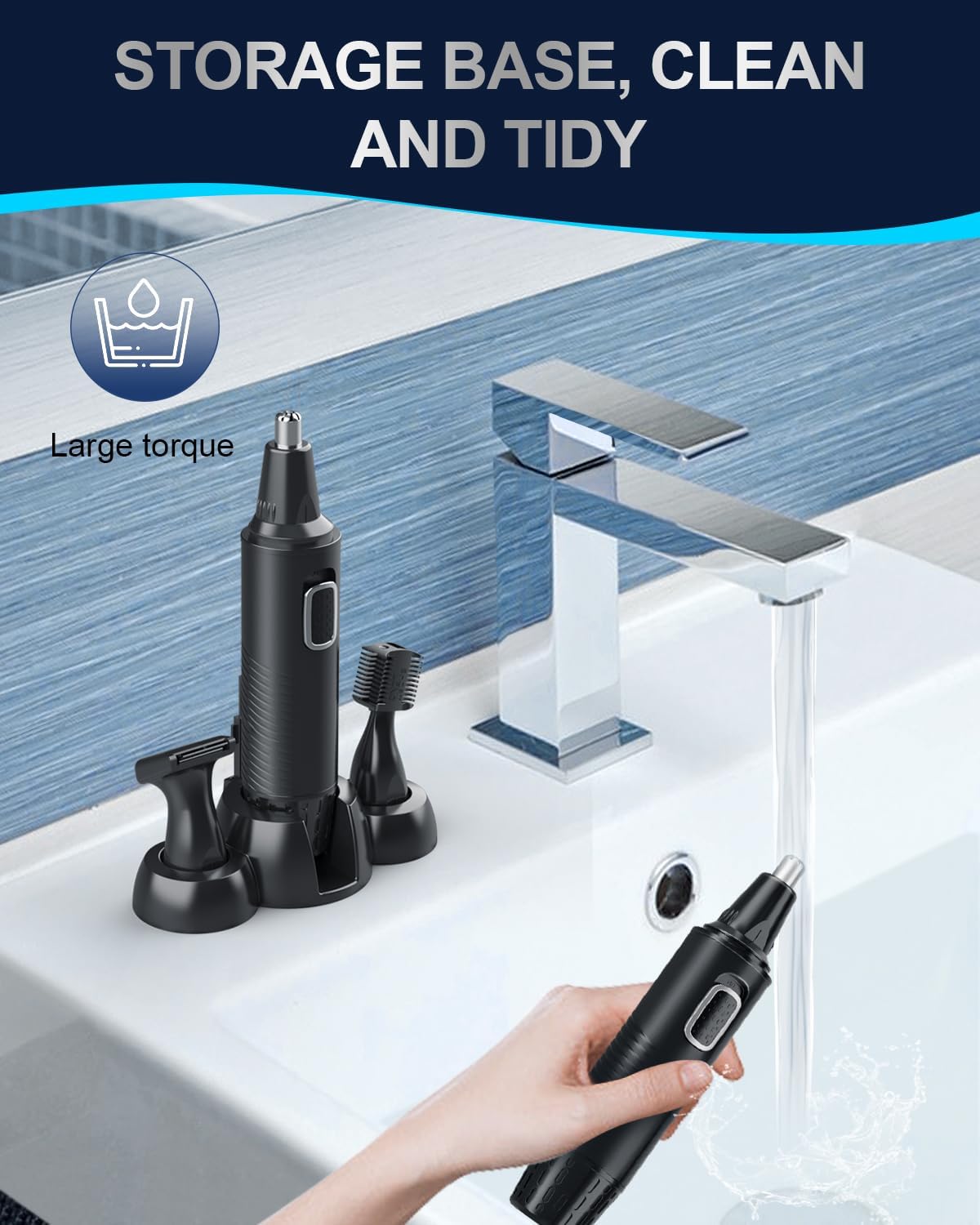 Tondeuse Nez Professionnelle 3-en-1 : Précision Sans Douleur – Image 6