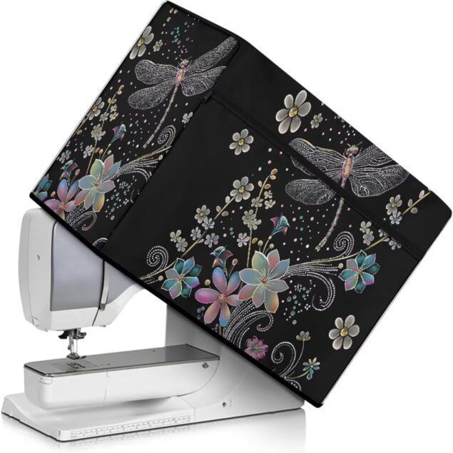 Housse de protection universelle pour machine à coudre : élégance rétro et praticité pour les passionnés de couture