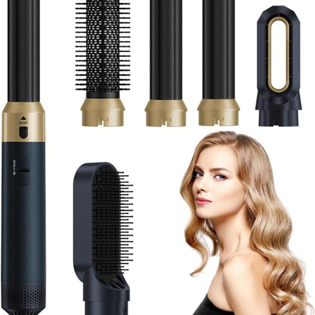 Brosse soufflante 5 en 1 : l'alliée parfaite pour les cheveux volumineux et stylés
Pour les femmes en quête d'une coiffure impeccable et rapide, découvrez notre brosse chauffante multifonction avec 5 accessoires pour un séchage et un coiffage professionnel à domicile.