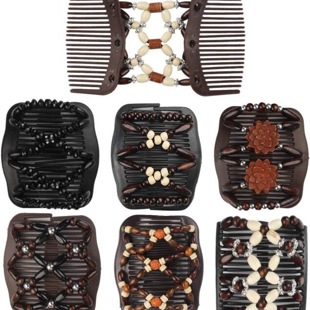 Peigne magique en bois pour femme et fille : 7 styles élégants pour des coiffures impeccables